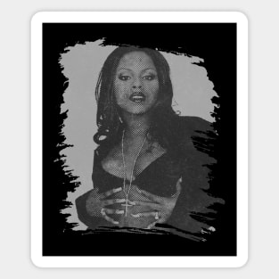 Foxy brown // Retro poster Magnet